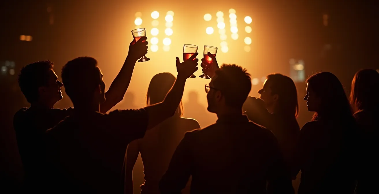 Diverse group of brand ambassadors celebrating at an exclusive event