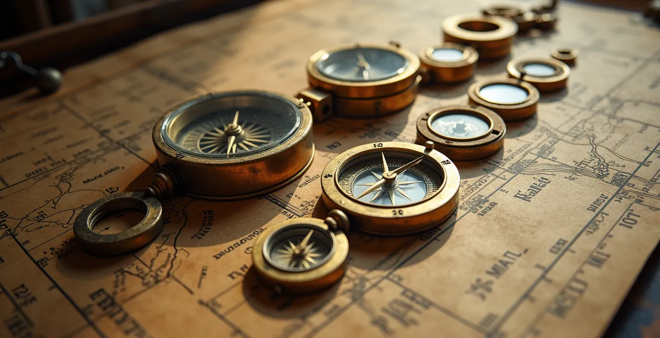 Visual representation of breadcrumb navigation showing hierarchical parent-child relationships