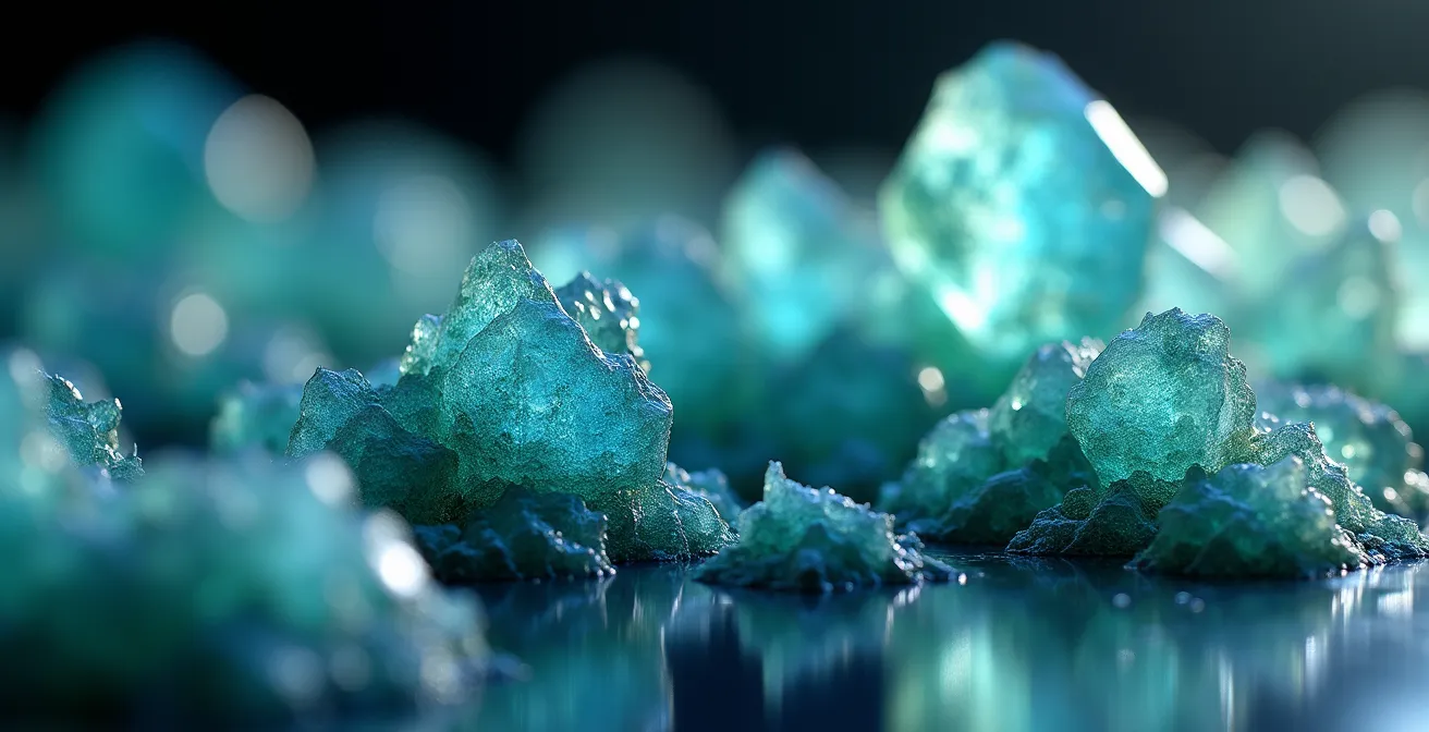 Macro view of data patterns showing engagement velocity across competitor content