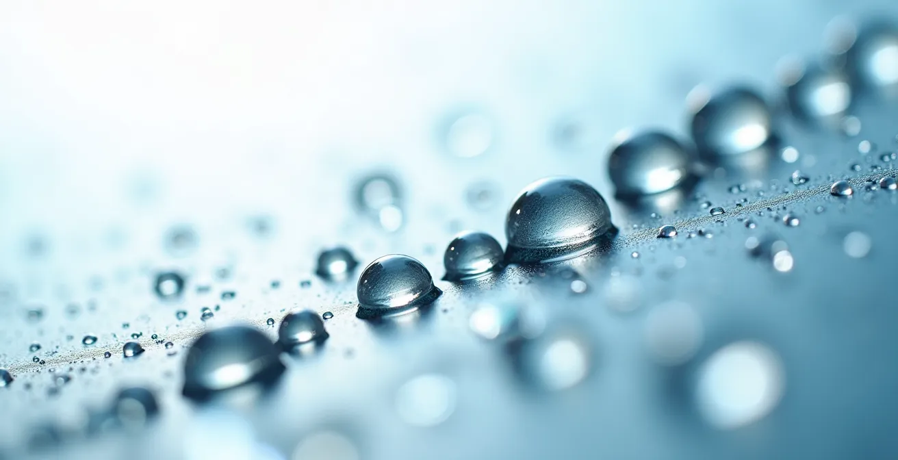 Abstract timeline showing content evolution cycles with wave patterns