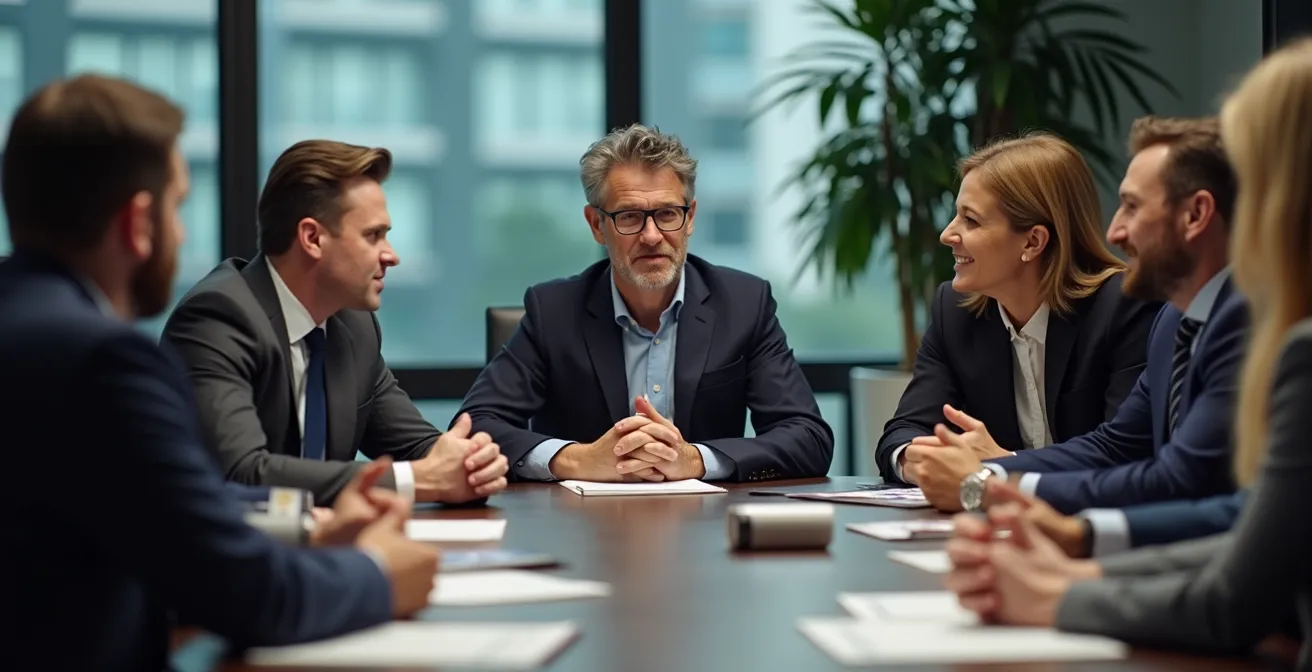Professional panel discussion showcasing transparent data defense methodology