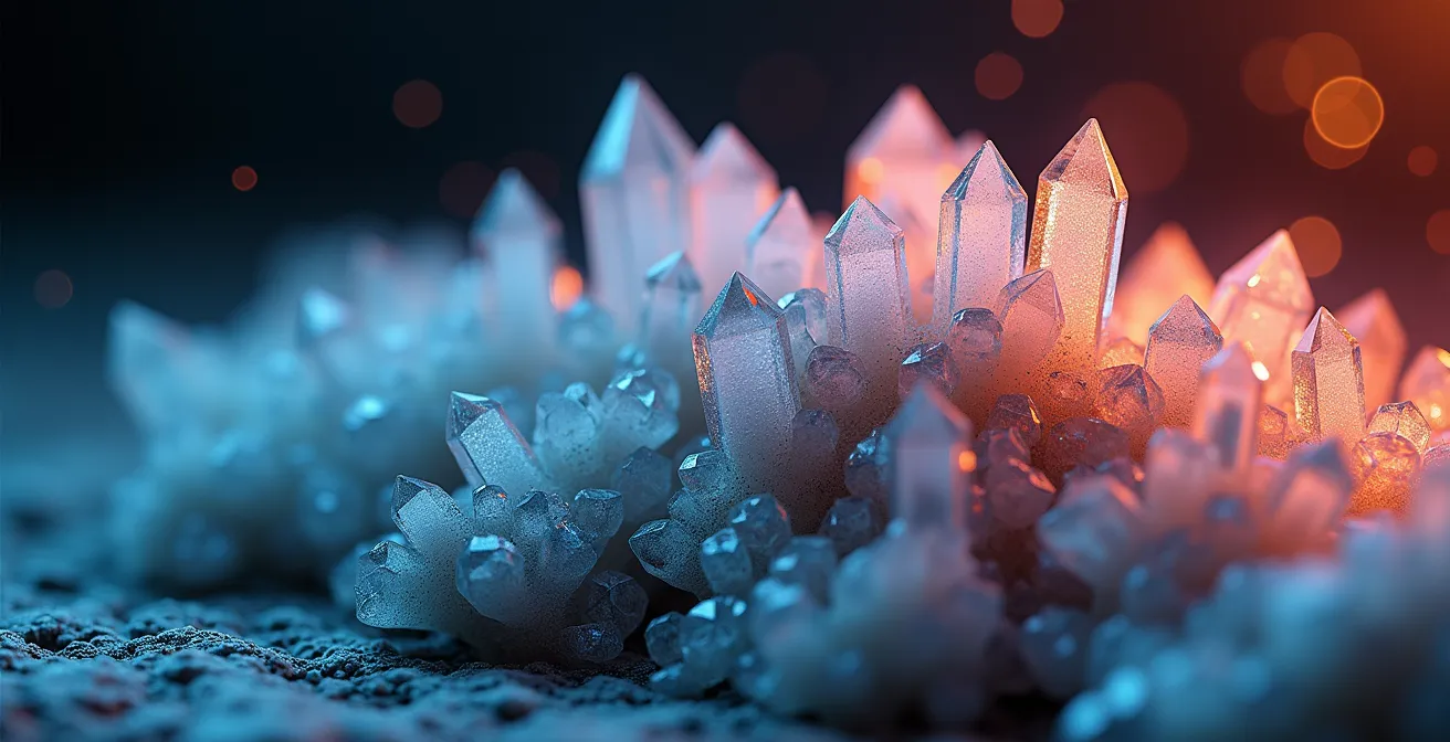 Abstract visualization of DOM tree complexity affecting browser performance