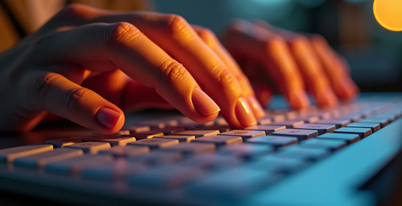 Macro photograph showing digital communication patterns and emotional expression