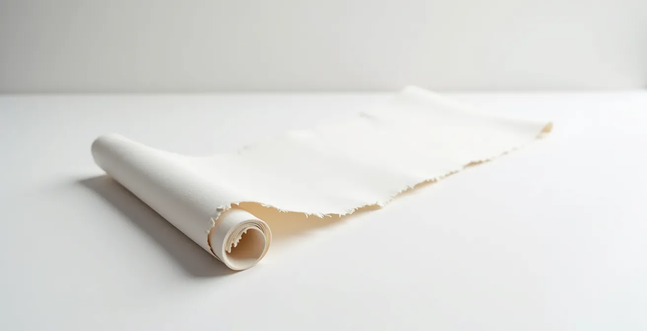 Visual representation of user scroll behavior showing a sharp drop-off point on a webpage