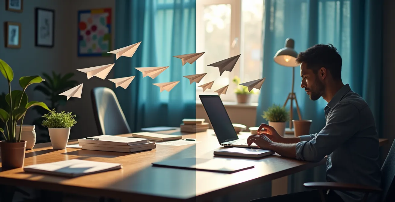 Symbolic representation of external collaboration through connected workspaces