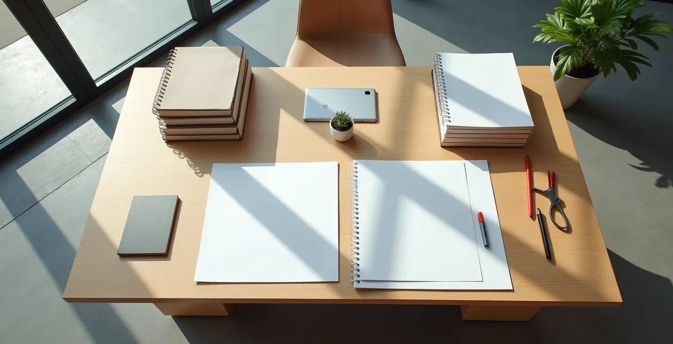 Split-screen view of two distinct landing page approaches for B2B lead magnets