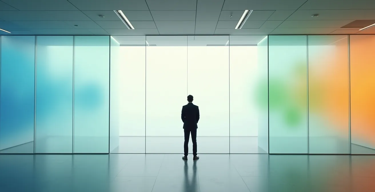 Visual representation of transforming technical keywords into emotional narratives