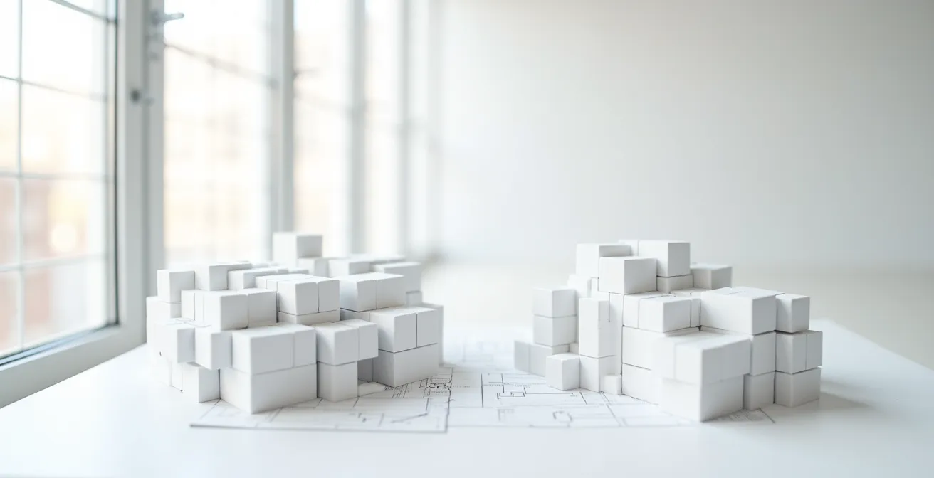 Visual comparison of semantic HTML structure versus generic div-based layout